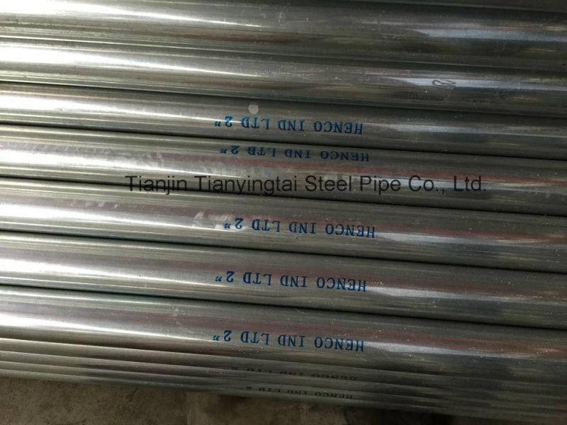 ASTM a 500 Hot Dipped Galvanized Welded Steel Pipe
