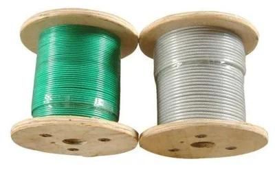Nylon Coated Steel Wire Rope, Available in Various Sizes and Colors