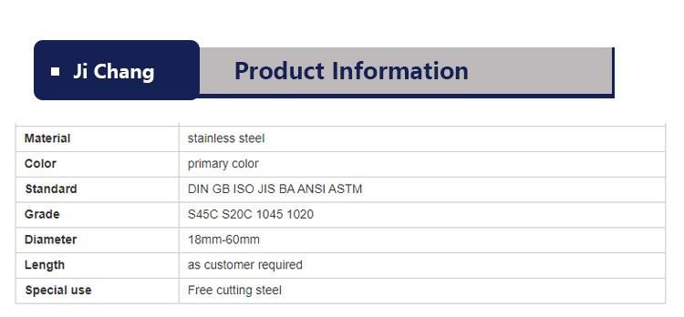 ASTM A276 SUS 201 304 316 430 Ss Stainless Steel Round Bar
