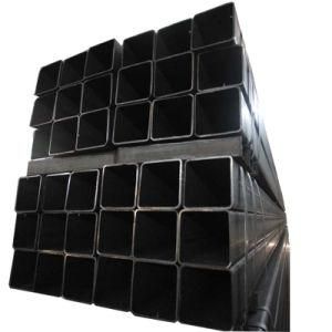 High Quality Q195-Q235 75X75 Steel Welded Black Square Tube for Building Materials