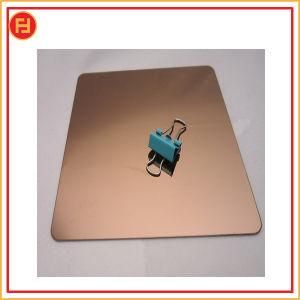 Mirror Finish Rose Gold Color Sheet