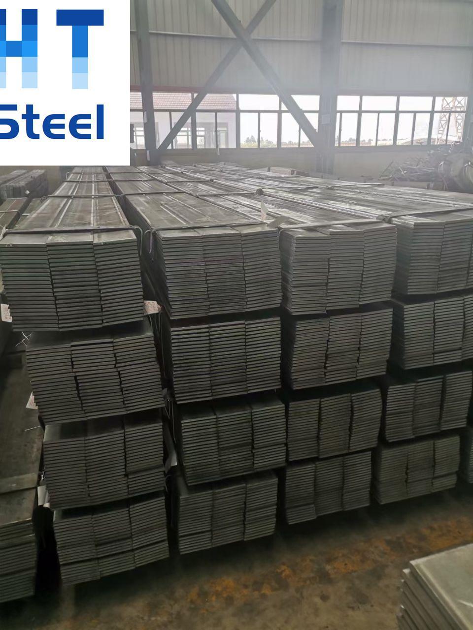 Hot Rolled 5160 Spring Steel Flat Bar Q235B Q345b Ss400 Ms Mild Steel Galvanized Steel Flat Bar