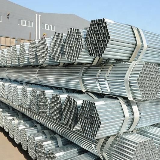 EN10255 BS1387 ASTM A53 Galvanized Steel Pipe for Scaffolding