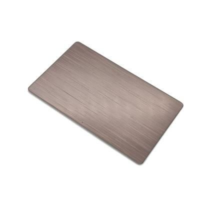Hot Selling Bronze Cold Rolled AISI 316 A240 A480 A554 A276 No. 1 2b Ba No. 4 8K Super Mirrior Hairline Hl Stainless Steel Sheet