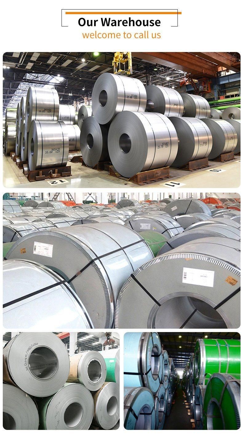 High Quality 201 304 321 316 316L 310S 904L Stainless Steel Coil for Building Structure Roofing Sheet