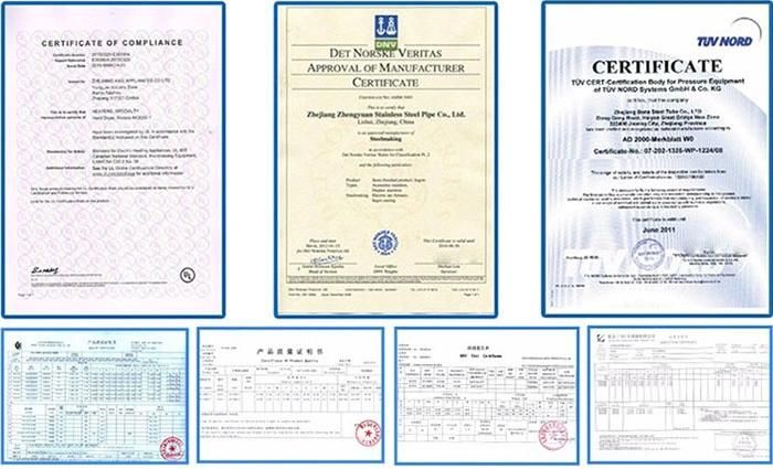 ASTM A312 Tp316 Welded Steel Square Tube Price for Chemical Industrial