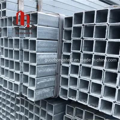 ASTM A53 A106 Mild Steel Square Hollow Section Tube 40X40 Gi ERW Steel Iron Tube