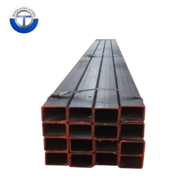 1en10210 S355j0h /En10219/En10205/ASTM A500/S235jr/S275jr/S355j2h Seamless&Welded Black Square Rectangular Steel Tube Square Rectangular Hollow Section Building