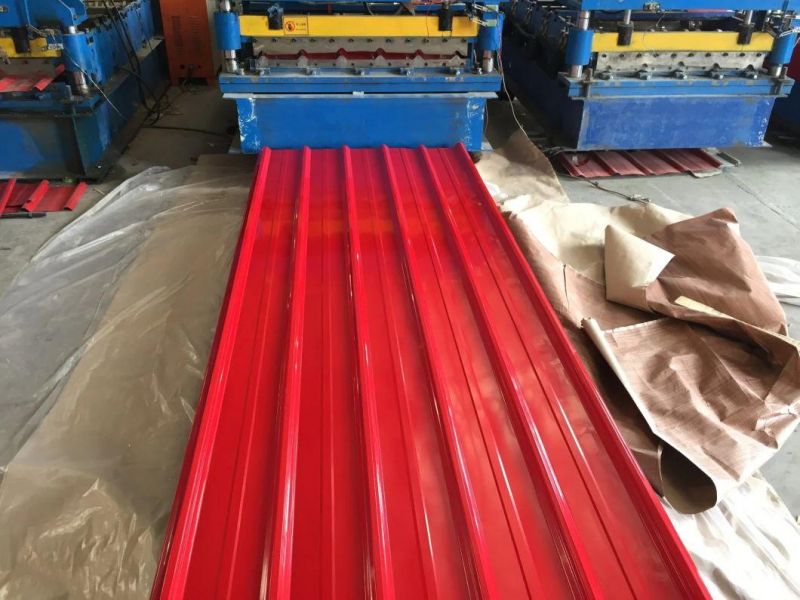Factory Direct PPGI Iron Galvanized Color Coated Corrugated Roofing Sheet with Content Price and Best Service