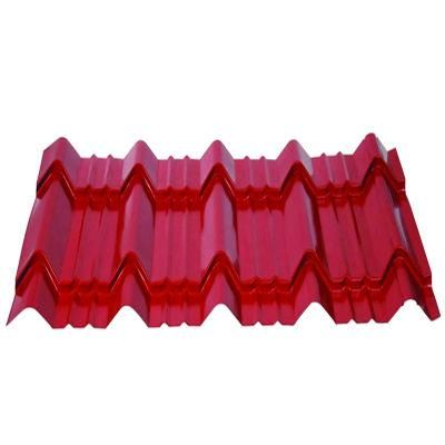 Roofing Material Pre-Painted Color Tiles Galvanized Corrugated Steel Roofing Sheet