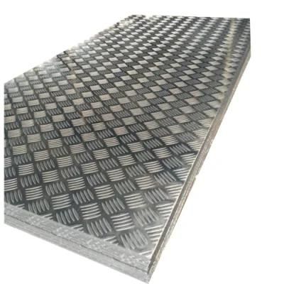 Chequer Steel Sheet Hot Rolled Q235 Galvanized Zinc Coated Mild Checkered Steel Plate