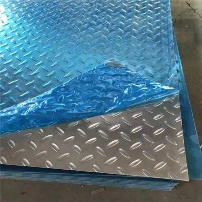 Anti Skid Stainless Steel Plate 304 316 Checkered Stainless Steel Sheet Plate 2mm - 6mm