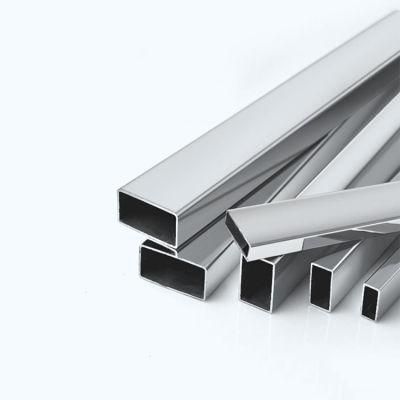 Reasonable Price 201 202 Special Shaped Stainless Steel Pipes Tube with Duplex Rectangular Shape