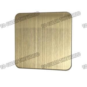 High Quality 304 Stainless Steel Hairline Sheet for Decoration Materials