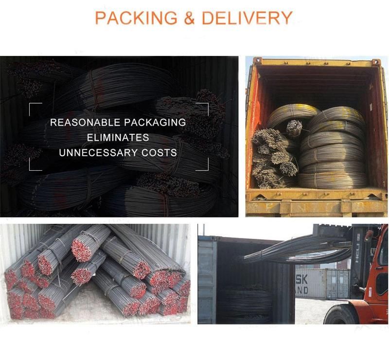 6mm 12mm Reinforcement Deformed Basalt Iron Rebar / Deformed Steel Bar Per Ton Price Reinforcing Wire Rod