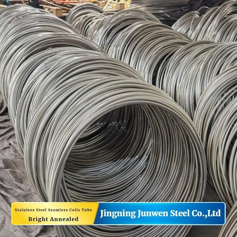Duplex 2205 4.76mm-25.4mm Stainless Steel Tubing Coil