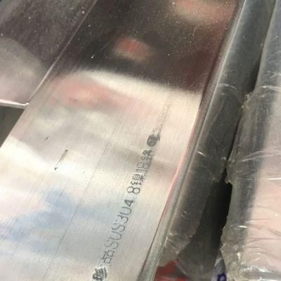 SUS Welded Square Stainless Steel Pipe Grade 304