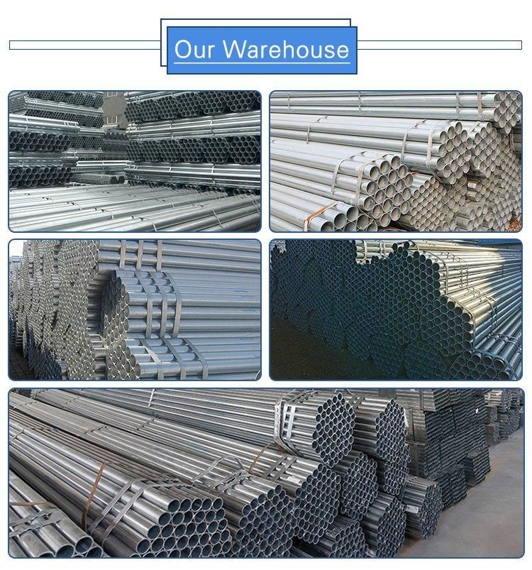 Welded Galvanized Gi Iron Steel Tube Pipe Price From China Factory