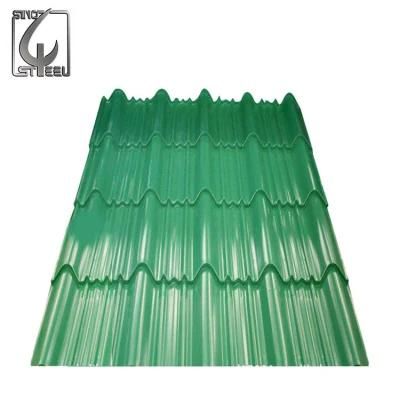 Zinc Coated Gi Metal Roofing Sheet / Corrugated Steel Roofing Tile