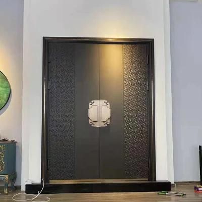 Customized Cast Aluminum Door Bulletproof Door Hot Security Steel Door