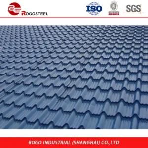Colour Coated Sheets Blue Metal Galvanized Steel Roofing Panels