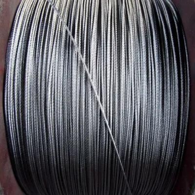 SUS 316 7*19 Stainless Steel Wire Rope Dia 26mm for Elevator Lifting