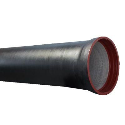 En545 Black Ductile Cast Iron Pipes C40 C30 C25 K7 K8 K9 Ductile Iron Pipe for Water