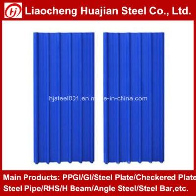 Color Coated or Galvanized Full Hard Corrugated Steel Roofing Sheet