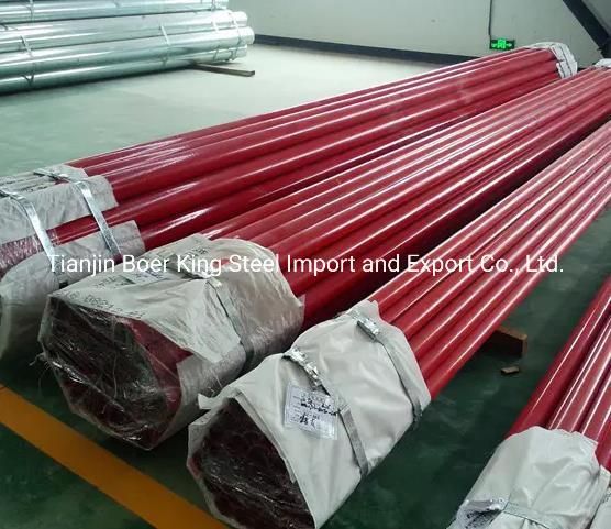 Sch40 UL FM Fire Protection Fighting Sprinkler Steel Pipes