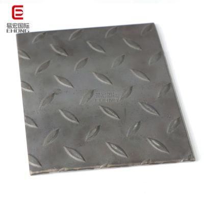 Q235 Q355 Hot Rolled Chequered Steel Plate 1500mm to 2300mm Width
