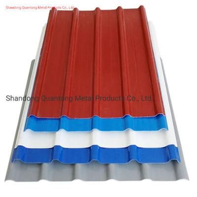 Stock ASTM 0.12-2.0mm*600-1250mm Galvanized Steel Roofing Sheet Color Coated with Factory Price