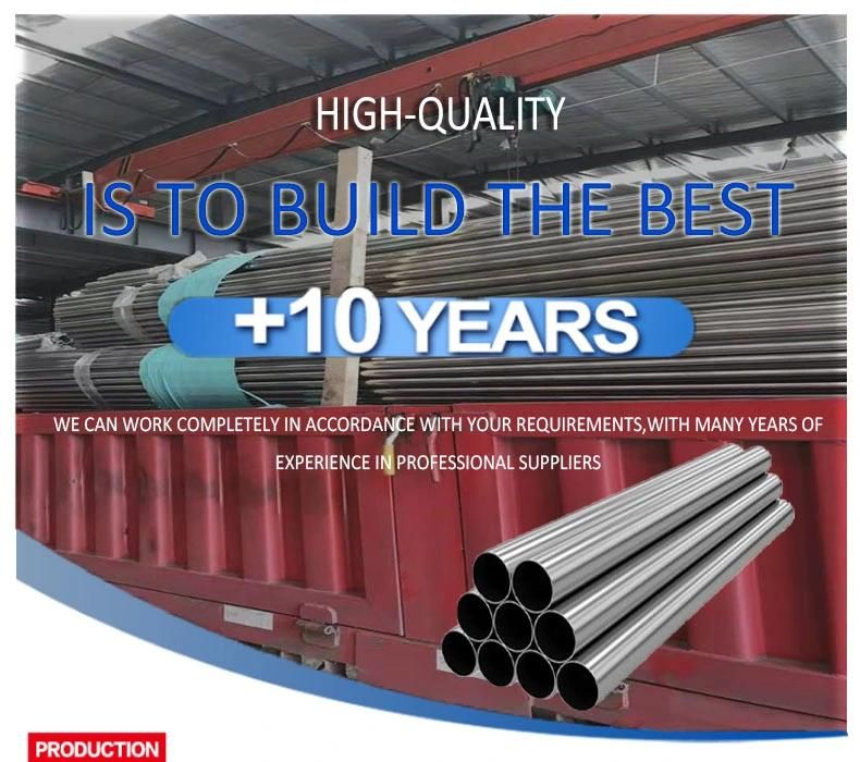 Hot Sale Cold Drawn Precision Stainless Steel Welded Pipe for Construction & Decoration 4529 201 321 409 436