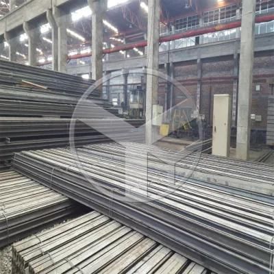 China Q235/55q 8kg/M 12kg/M 15kg/M 18kg/M 22kg/M 24kg/M 30kg/M P8 P12 P15 P18 P22 P24 P30 Light Steel Rail Manufacturer