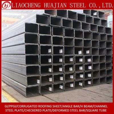 ASTM A500 Black Square and Rectangular Steel Tube in Stock