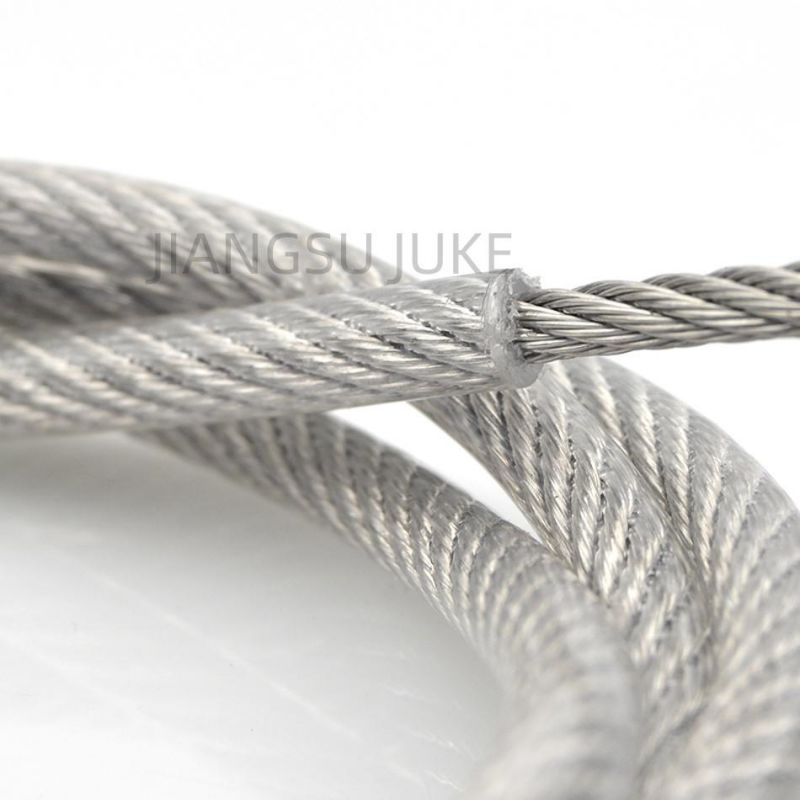 Green/Orange/ White PVC Coated Steel Wire Rope