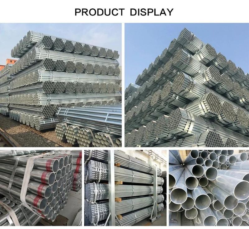 in Stock Pipe Hot Dipped Galvanized Welded Steel Pipe Price