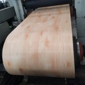 Prepainted Steel with Wood Pattern