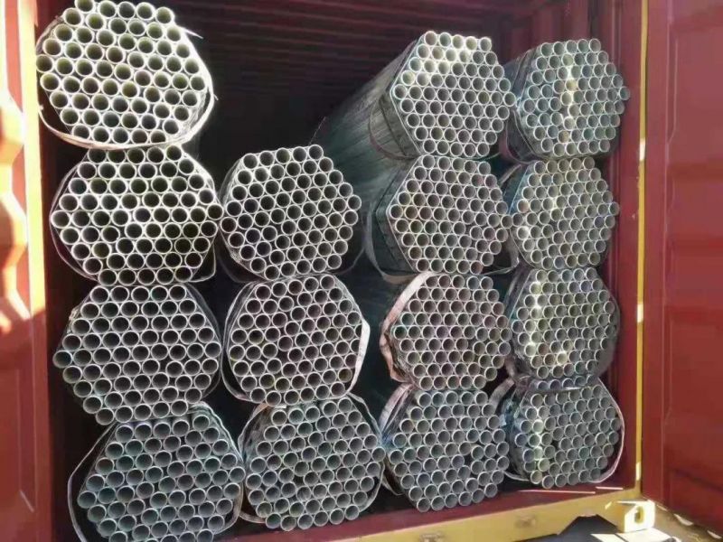 Galvanized Steel Pipe Hot Rolled Gi Zinc Coated Iron Tube