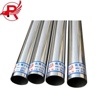 ASTM Ss201 SS304 310 AISI 360 409 420 321 500mm Diameter Welded 2mm Thick Stainless Steel Pipe