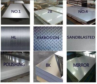 201, 301, 304, 316, 410, 8K Mirror Polished Stainless Steel Sheet