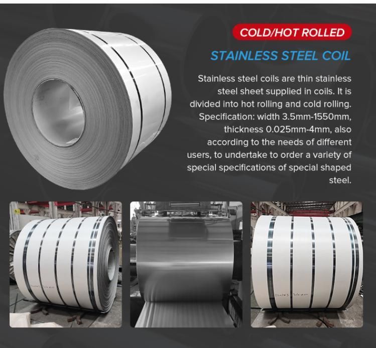 Factory Price Mirror Polished Embossing Hot Rolled Cold Rolled 2b Ba Hl 8K SUS 304 Stainless Steel Sheet Strips Coil