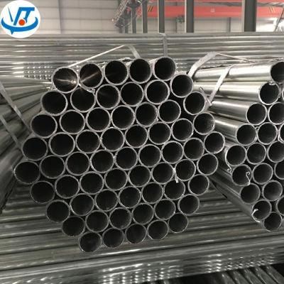 Galvanized Pipe BS1387 Gi Round Pipe 1.5&quot; Galvanized Greenhouse Pipe 2&prime;&prime; Galvanized Steel Pipe