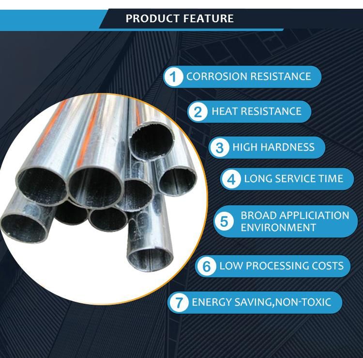 Factory Direct Galvanized Steel Pipes Round Steel Pipe