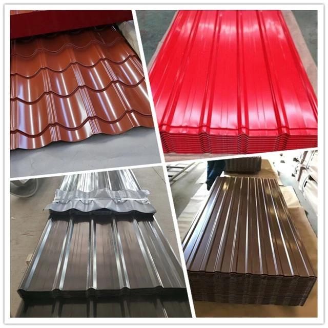 Building Material Color Coated Corrugated Metal Roofing Sheet/PPGI Roofing Sheet