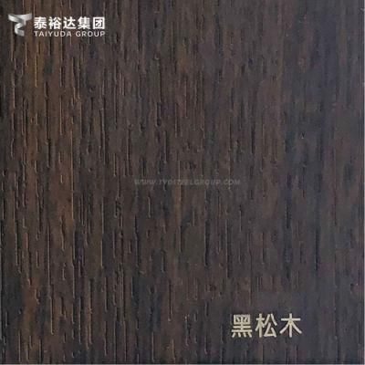 Hot Selling Factory Direct 316 4X8 Black PVD Color Coated Cold Rolled Stainless Steel Sheet for Advertising Nameplate