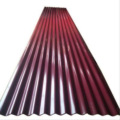 ASTM 24 28 Gauge PPGI PPGL Prepainted Galvalume Steel Corrugated Roofing Metal Sheet