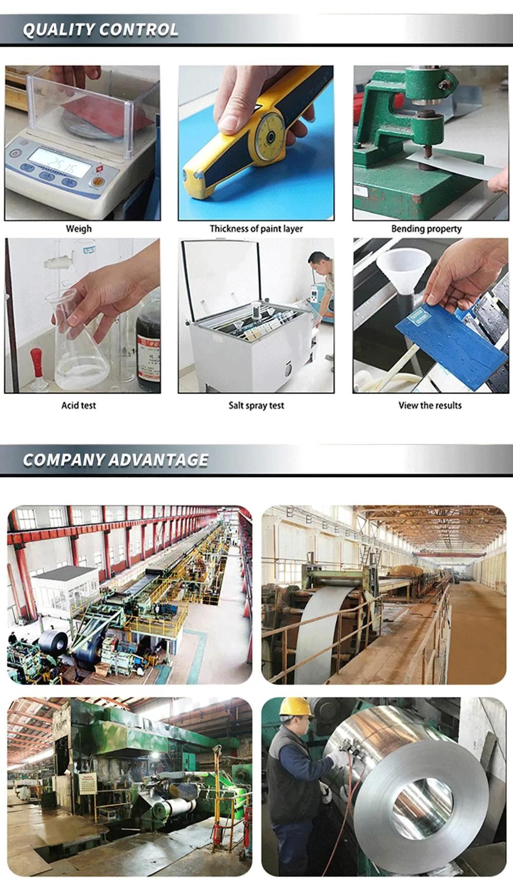 Iron Sheet Building Roofing Material Cold Roll/Hot Rolled Steel Coil Color Coated and Galvanized PPGI/PPGL Steel Coil