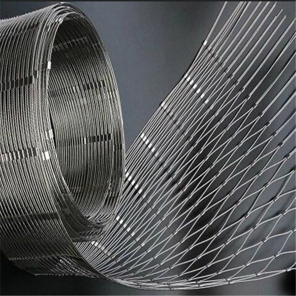 China Cheap Stainless Steel Wire Rope Net / Netting (diamond style)