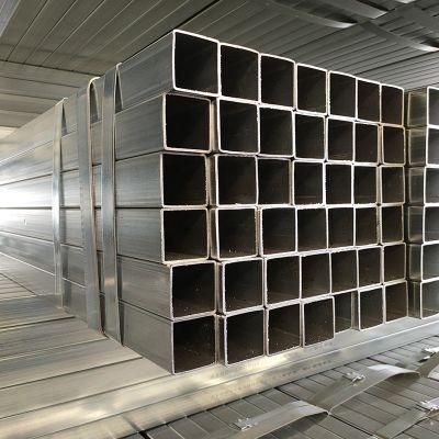 Round/Rectangular Seamless/Welded Ouersen Standard Packing A53 Zinc Coated Square Tube