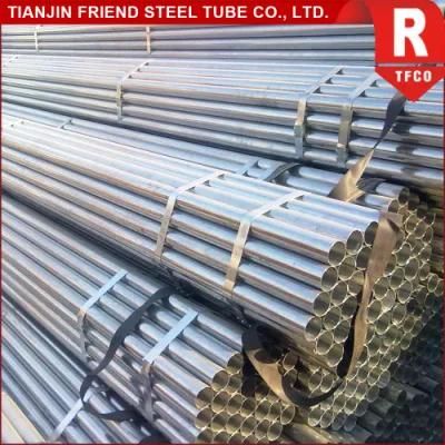 Tfco BS1139 Pipes ERW Welded Pre Galvanized Round Sch 40 Tube Scaffolding Steel Pipes and Tube Gi Pipe HDG Pipe Galvanized Steel Pipe